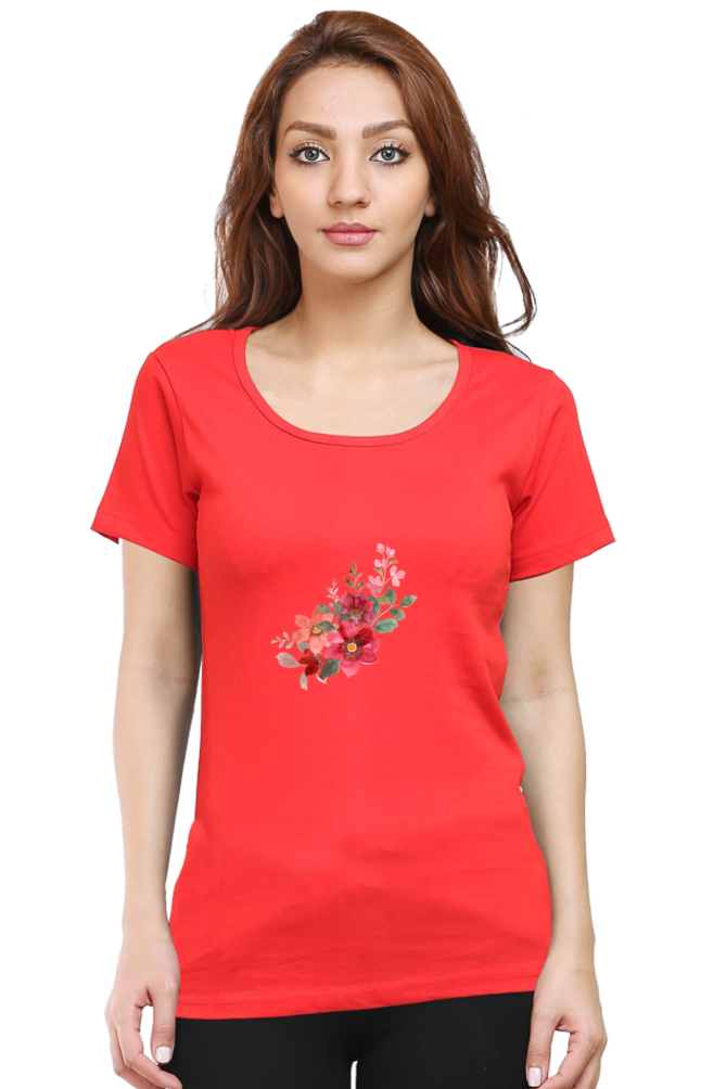 Classic Kempu Huva Art Round Neck