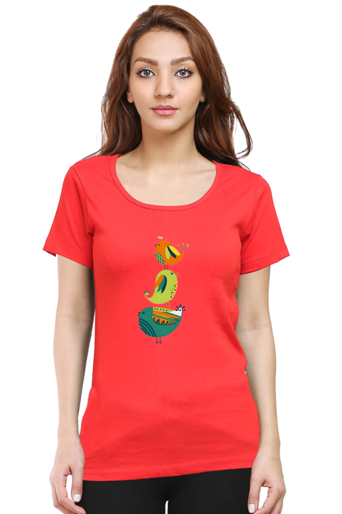 Classic Mooru Pakshi Round Neck