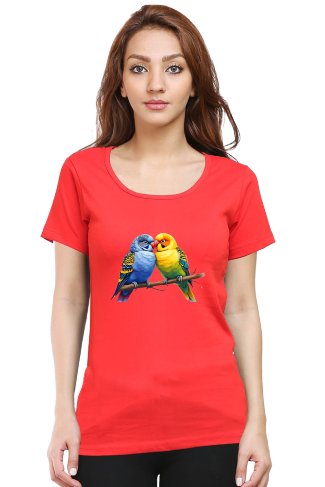 Classic Love Birds Round Neck