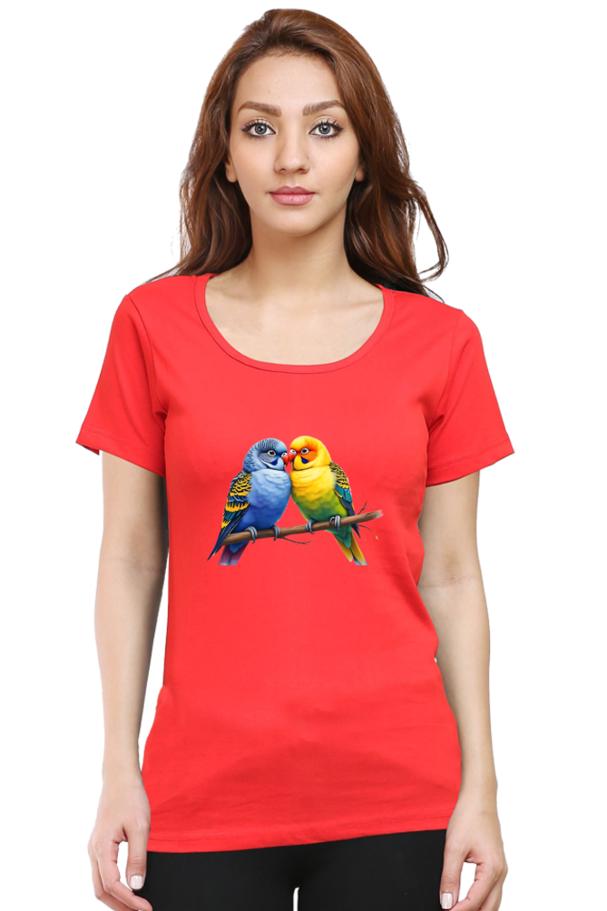Classic Love Birds Round Neck