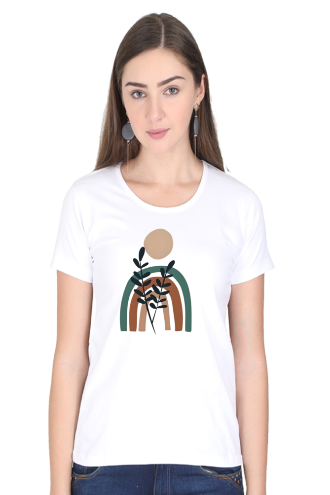 Classic Boho Rainbow Round Neck