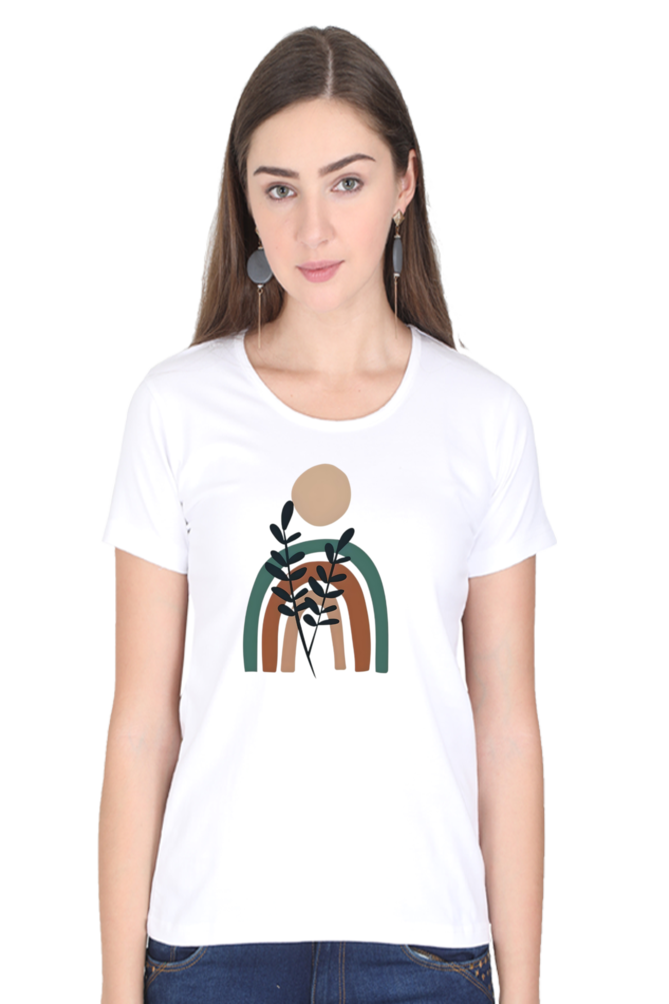 Classic Boho Rainbow Round Neck