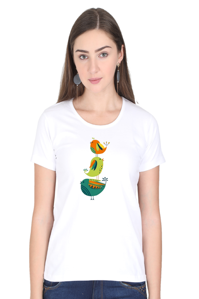 Classic Mooru Pakshi Round Neck
