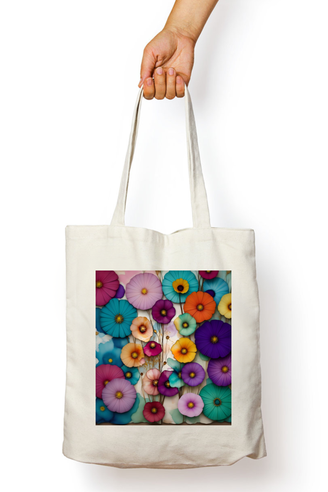 Colourful Huva Tote Bag With Zipper