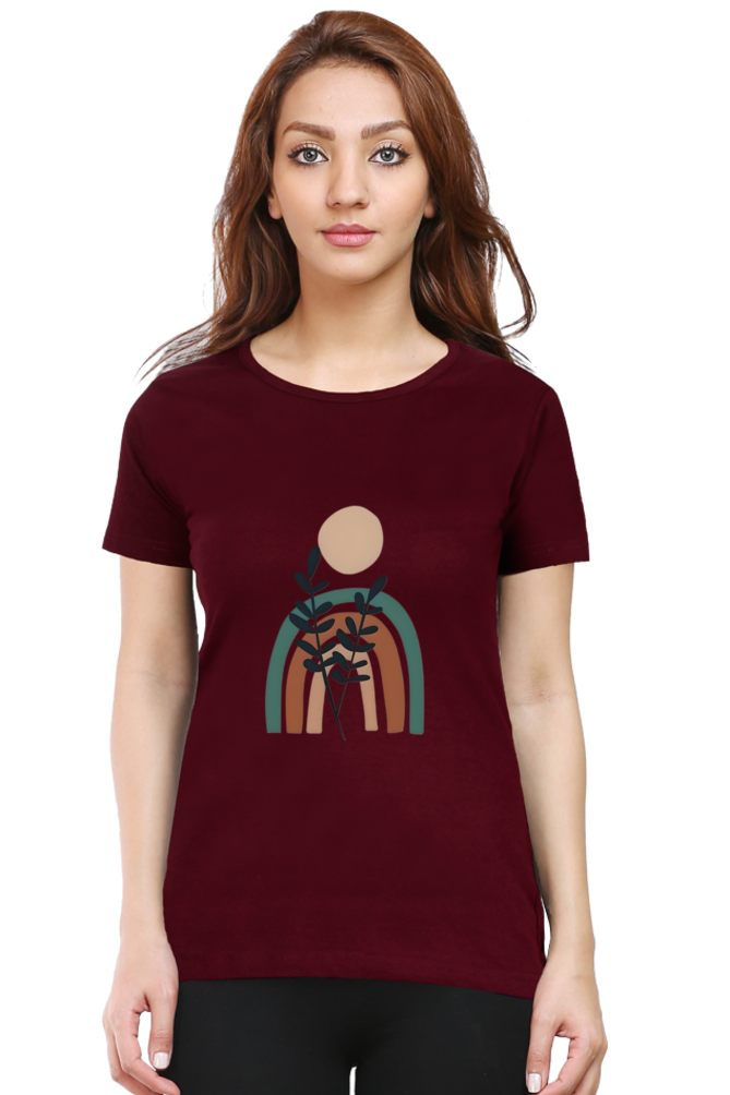 Classic Boho Rainbow Round Neck
