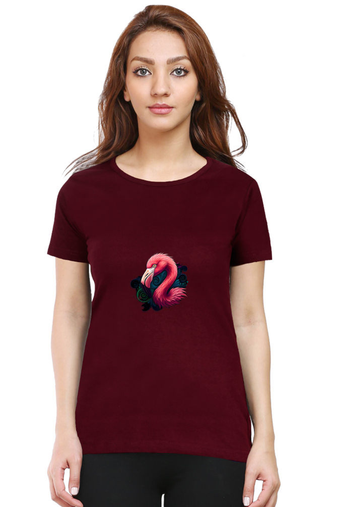 Classic Pink Hamsa Round Neck