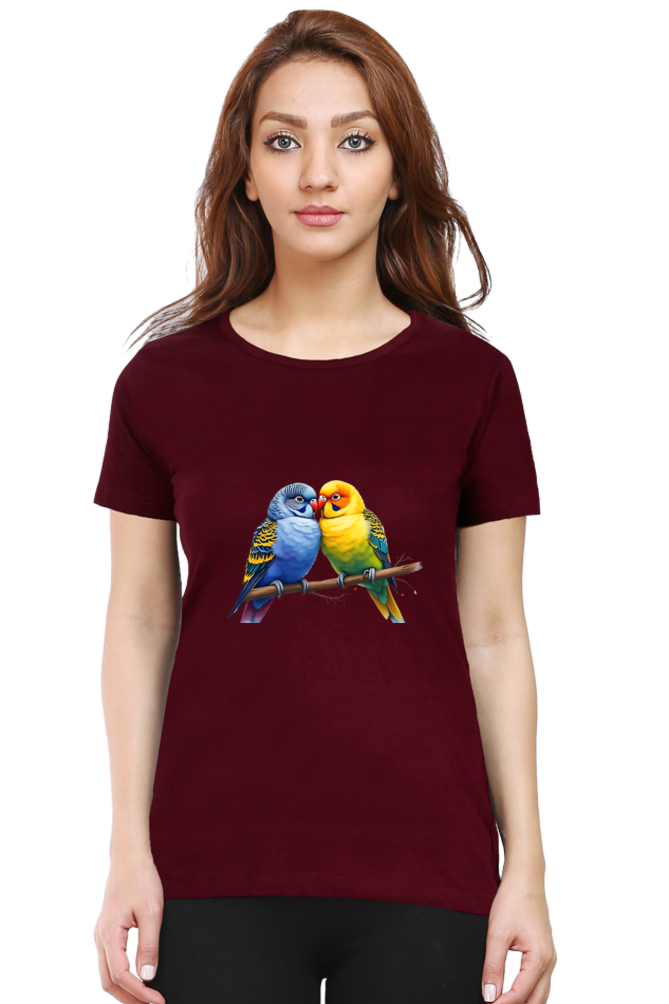 Classic Love Birds Round Neck