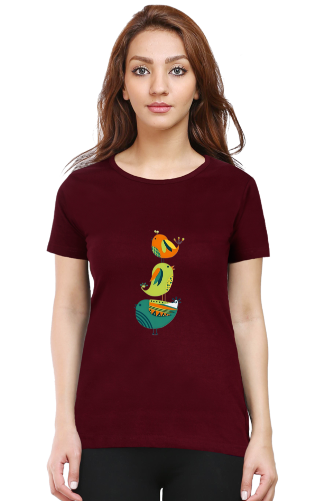 Classic Mooru Pakshi Round Neck