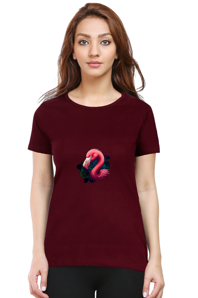 Classic Pink Hamsa Round Neck