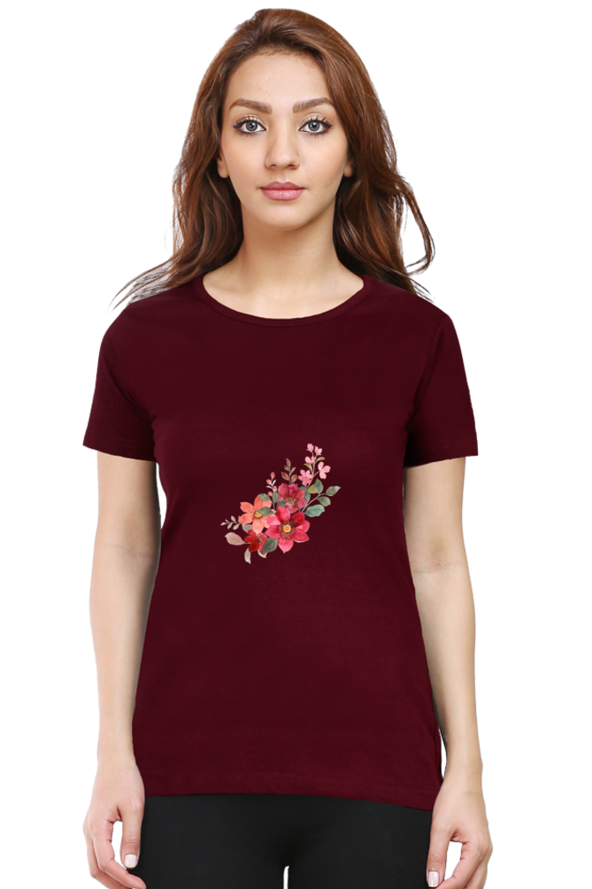 Classic Kempu Huva Art Round Neck