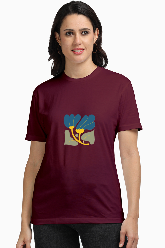 Premium Boho Blue Huva T-Shirt