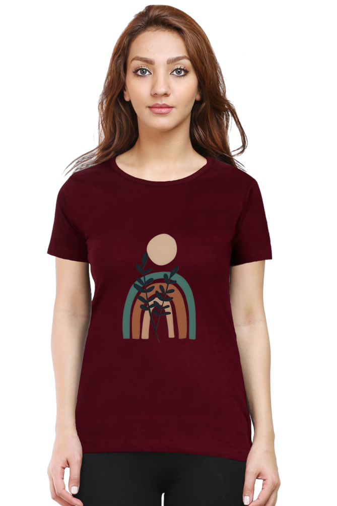 Classic Boho Rainbow Round Neck