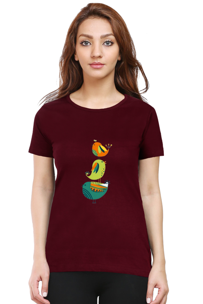 Classic Mooru Pakshi Round Neck