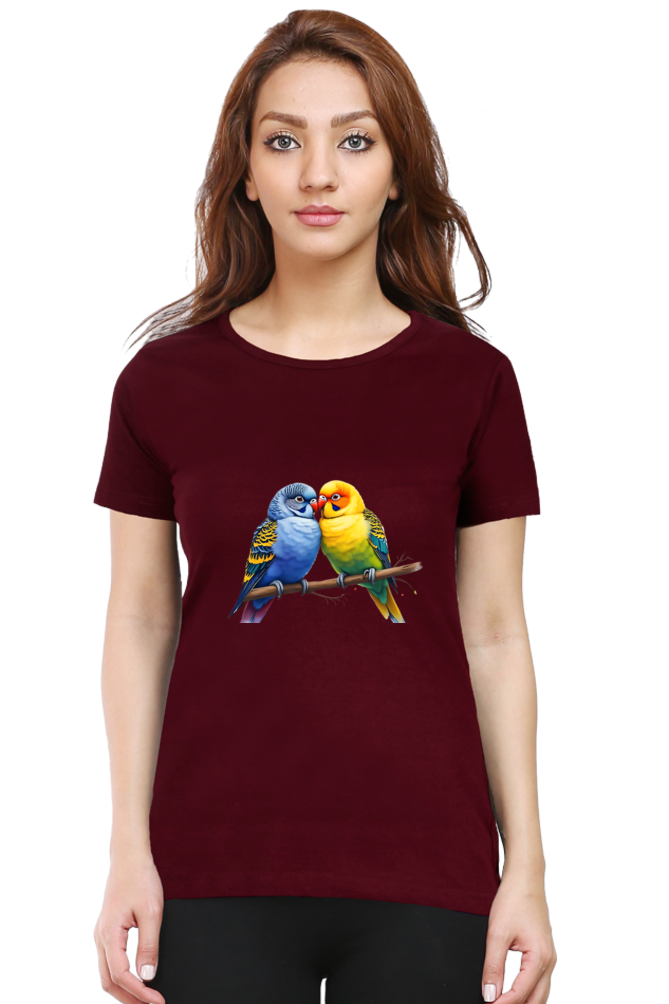 Classic Love Birds Round Neck
