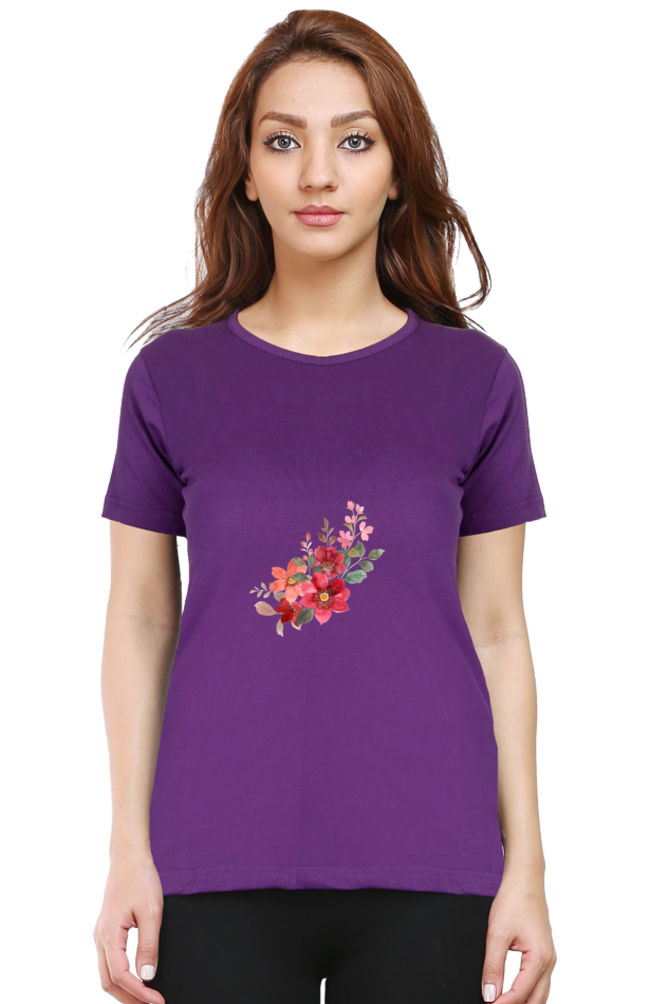 Classic Kempu Huva Art Round Neck