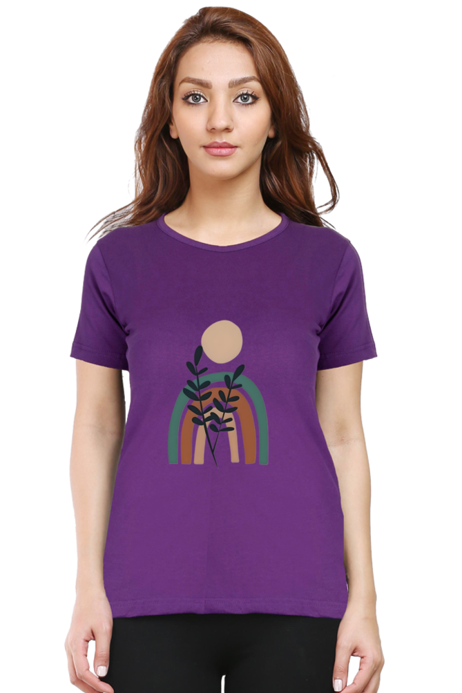 Classic Boho Rainbow Round Neck