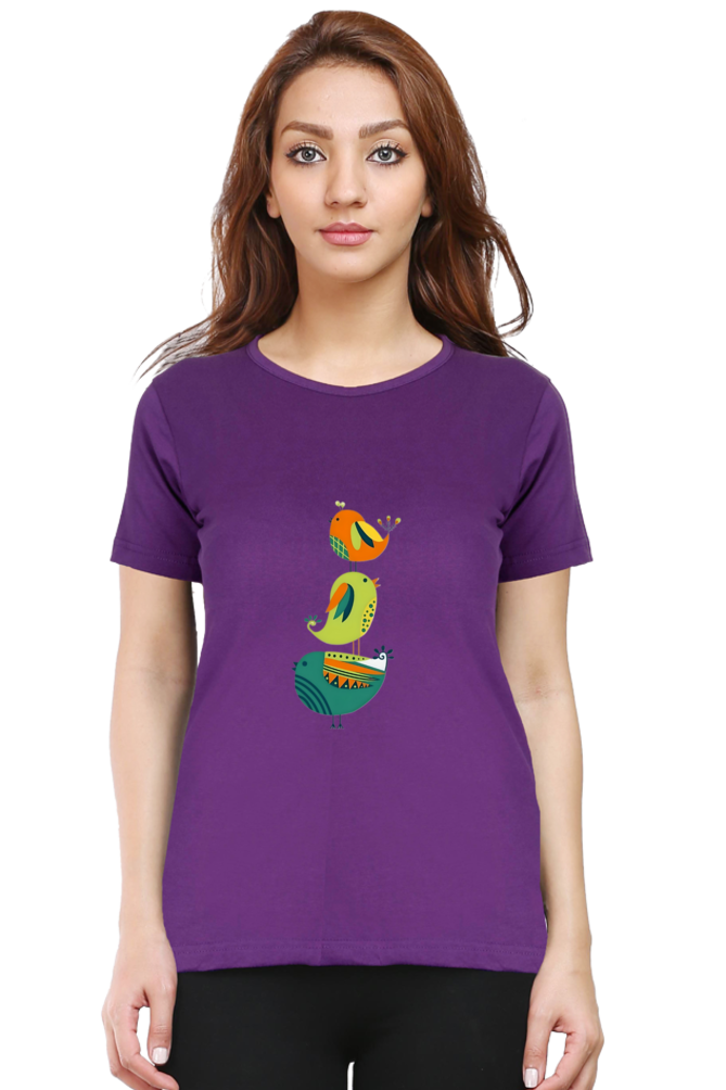 Classic Mooru Pakshi Round Neck