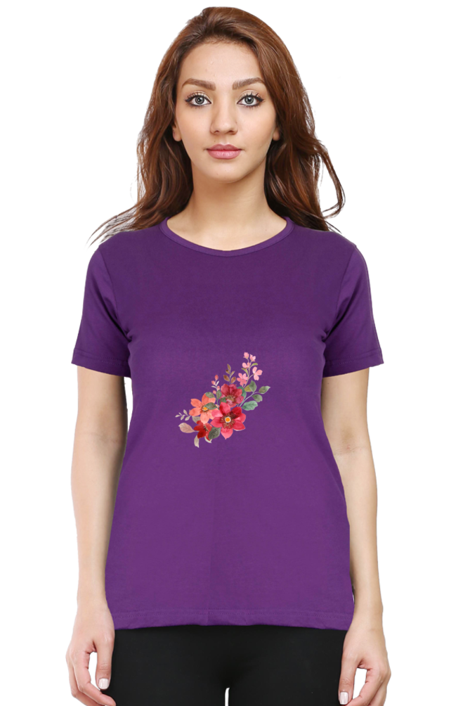 Classic Kempu Huva Art Round Neck