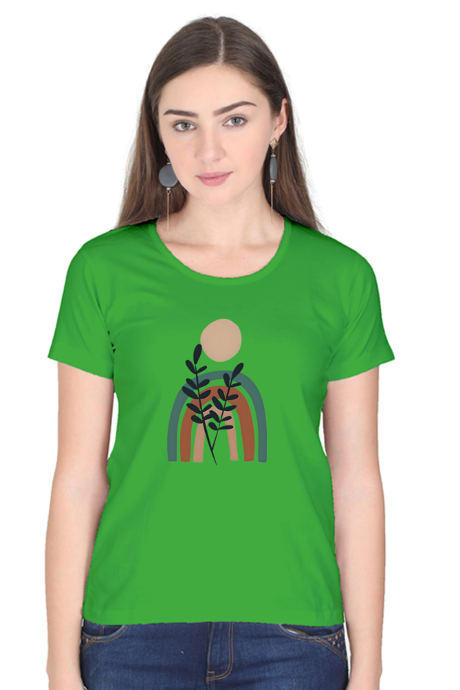 Classic Boho Rainbow Round Neck