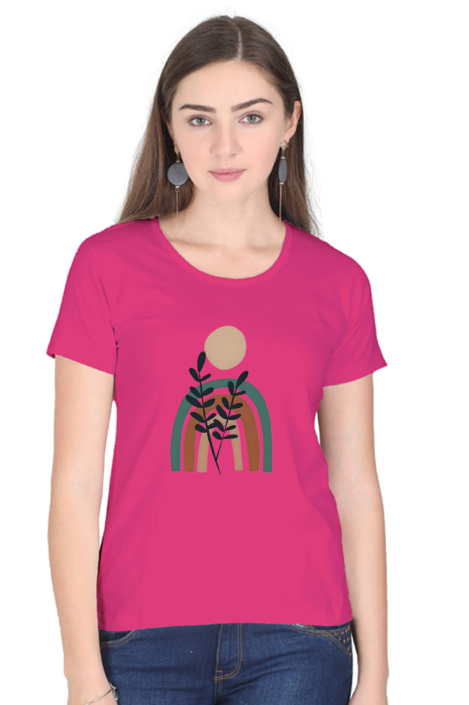 Classic Boho Rainbow Round Neck