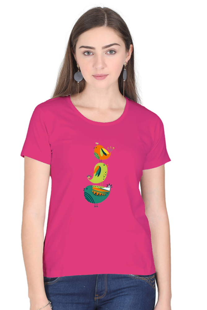Classic Mooru Pakshi Round Neck