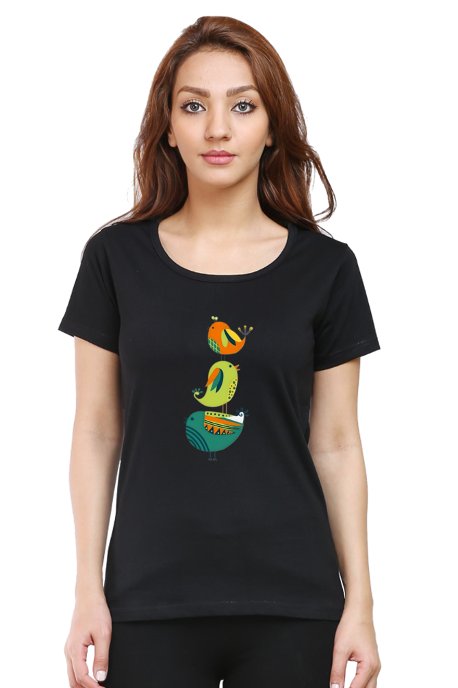 Classic Mooru Pakshi Round Neck