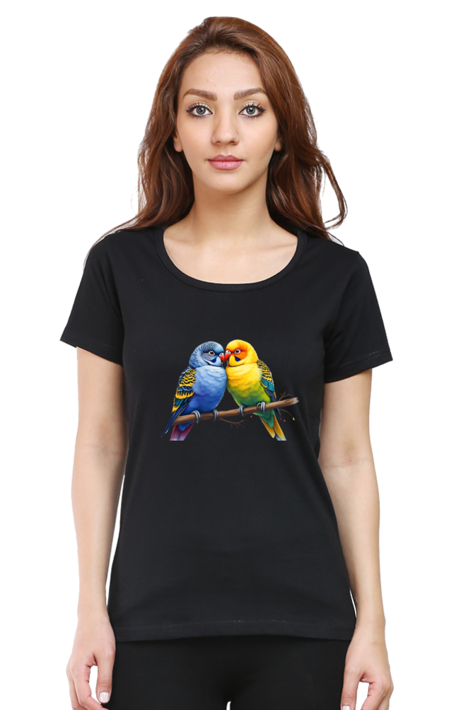 Classic Love Birds Round Neck