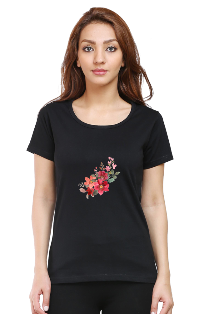 Classic Kempu Huva Art Round Neck