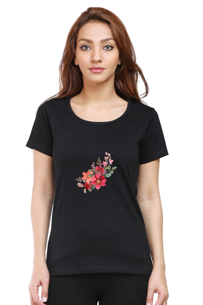 Classic Kempu Huva Art Round Neck