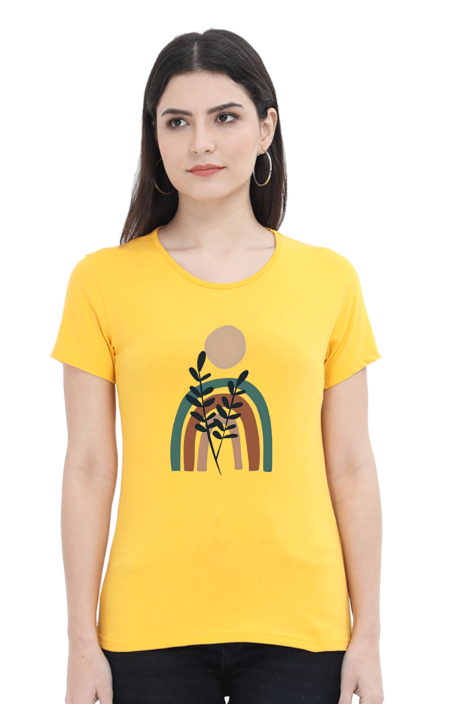 Classic Boho Rainbow Round Neck