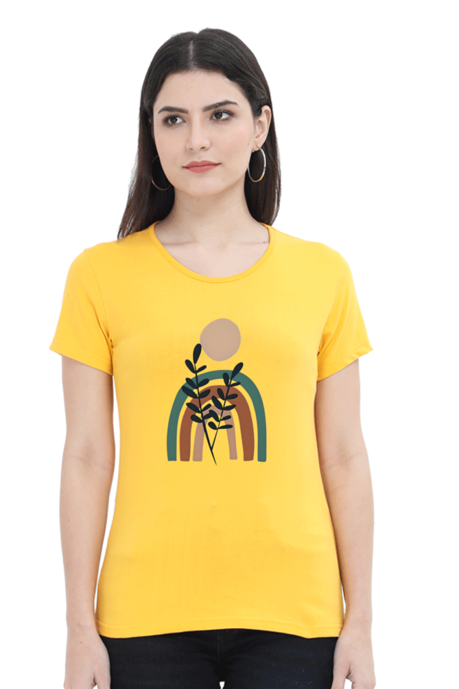 Classic Boho Rainbow Round Neck