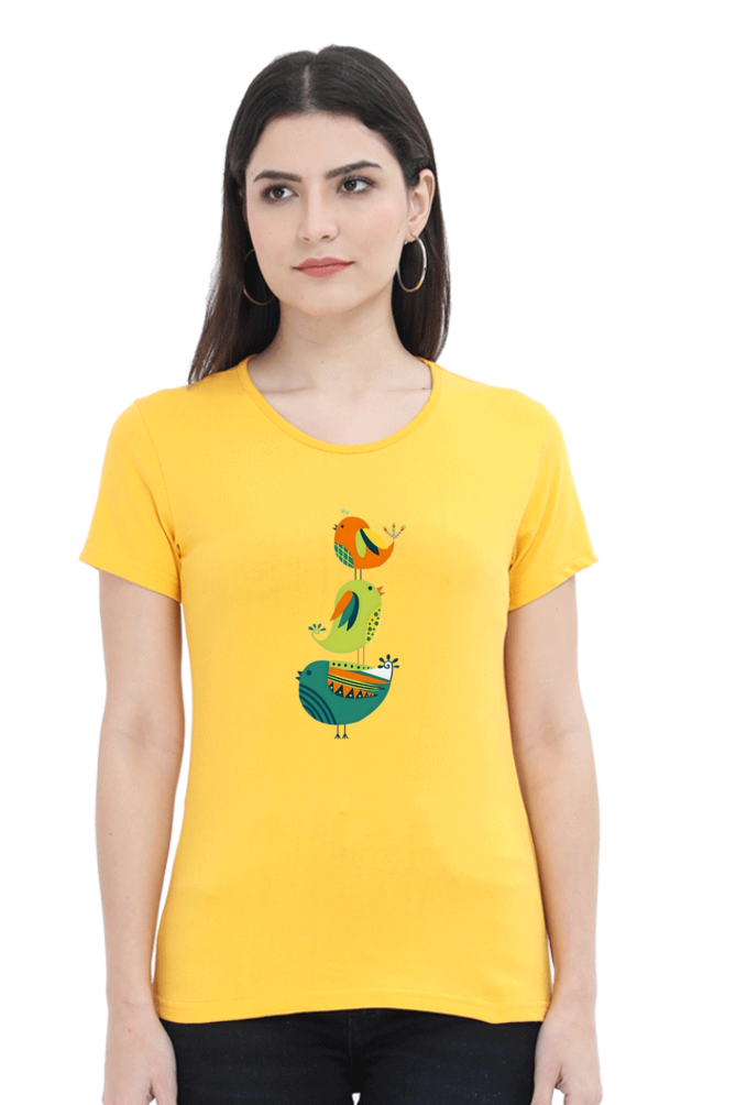 Classic Mooru Pakshi Round Neck