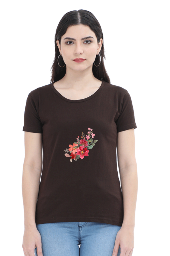 Classic Kempu Huva Art Round Neck