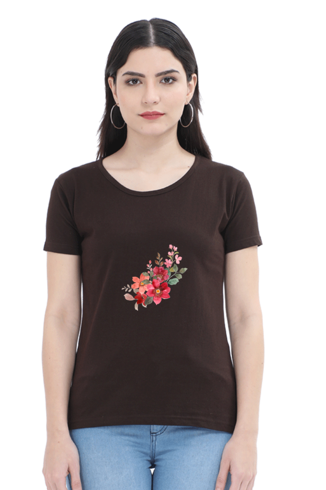 Classic Kempu Huva Art Round Neck
