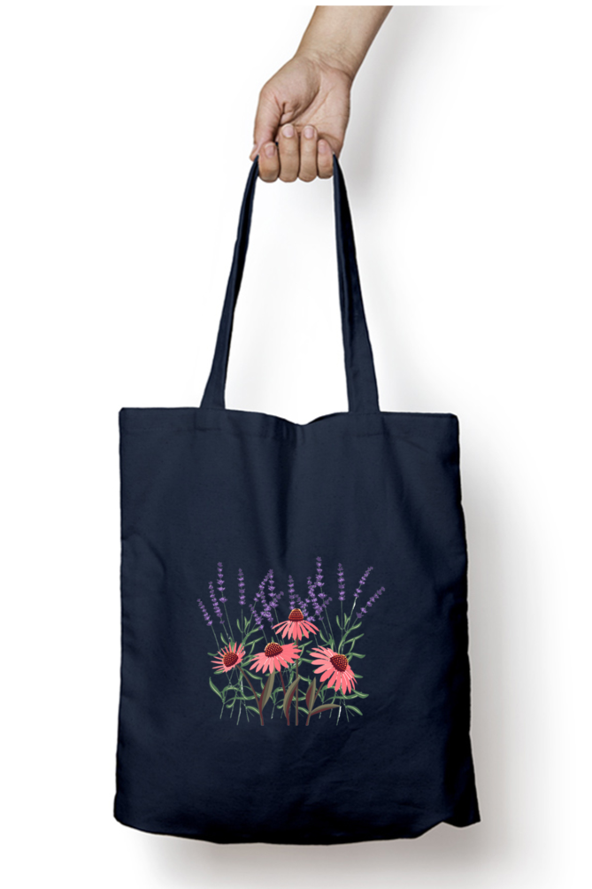 Pink huva Tote Bag With Zipper