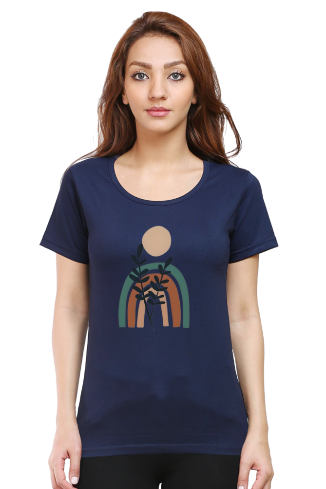 Classic Boho Rainbow Round Neck