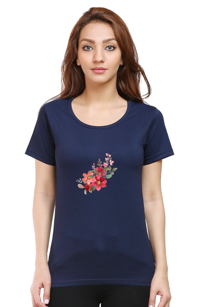 Classic Kempu Huva Art Round Neck
