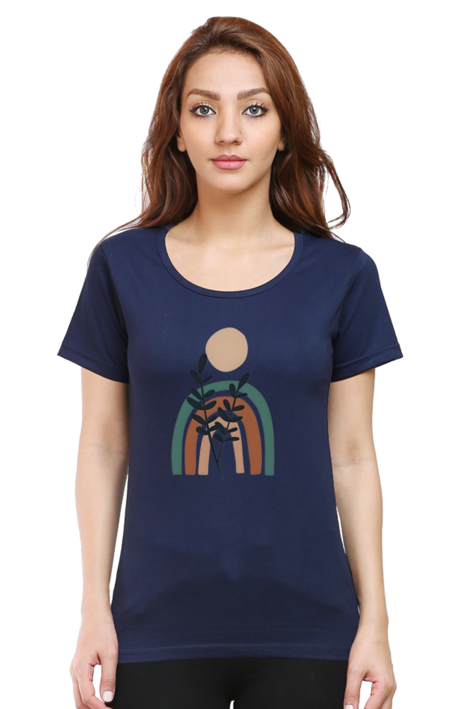 Classic Boho Rainbow Round Neck