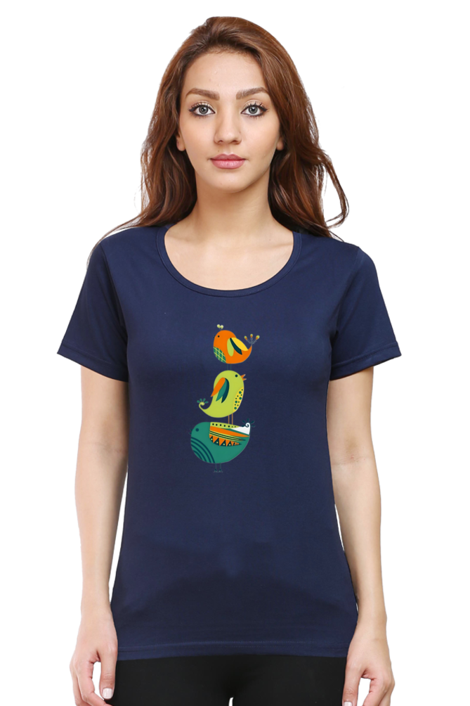 Classic Mooru Pakshi Round Neck