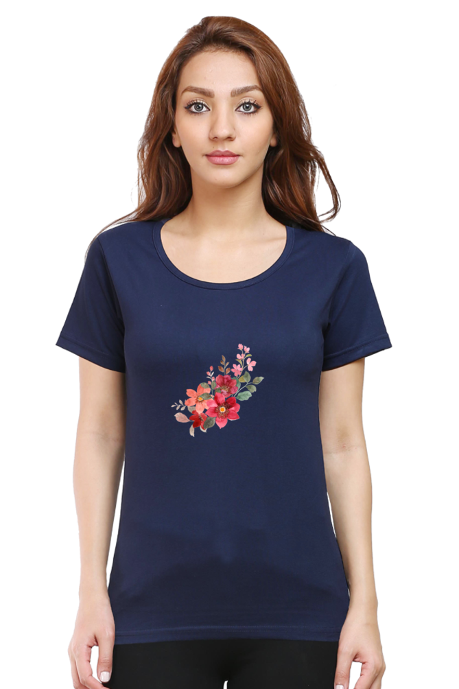 Classic Kempu Huva Art Round Neck
