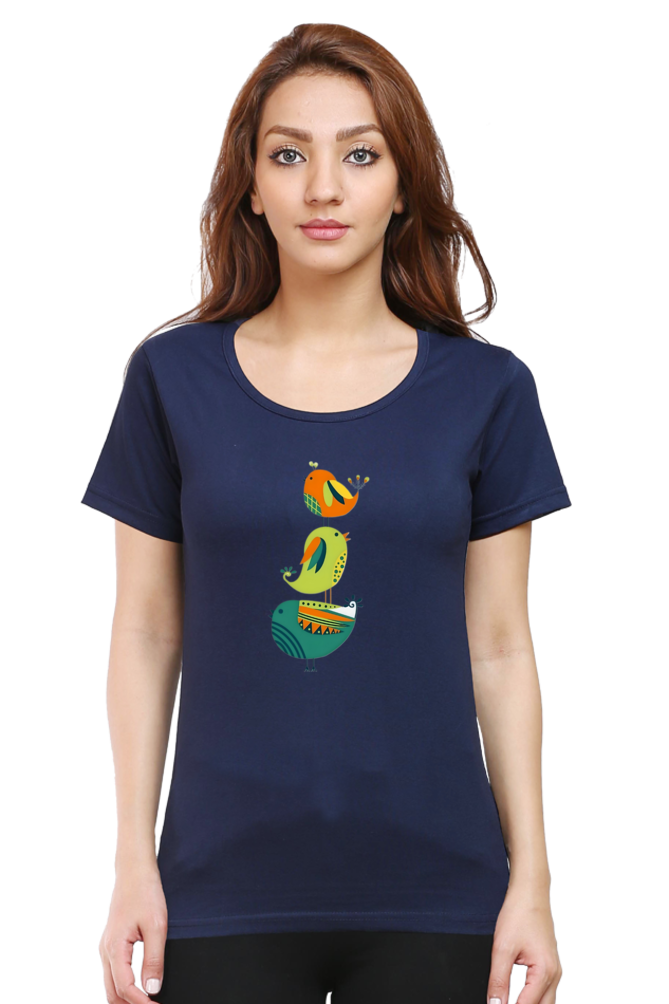 Classic Mooru Pakshi Round Neck