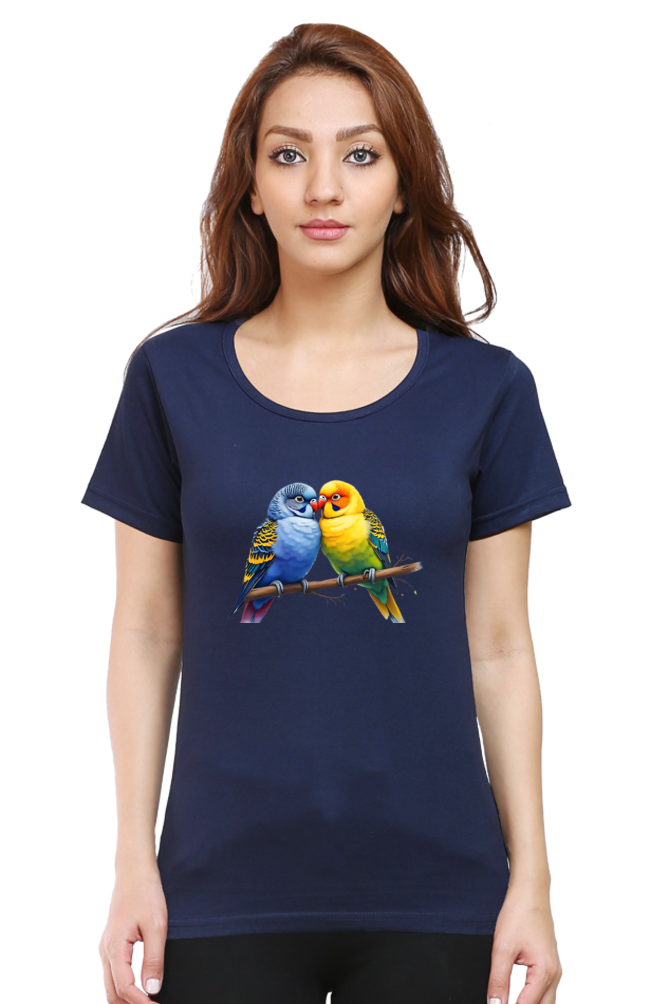 Classic Love Birds Round Neck