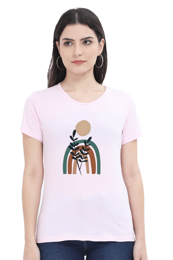 Classic Boho Rainbow Round Neck