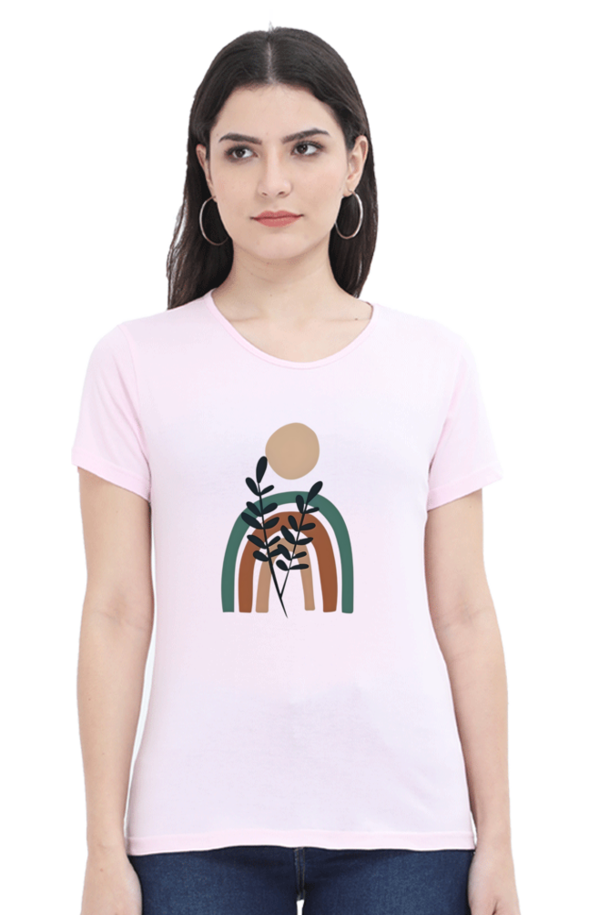 Classic Boho Rainbow Round Neck