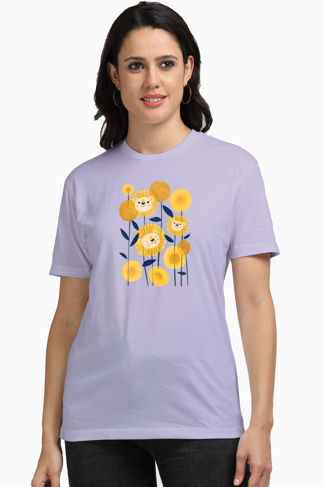 Plus Lion Sunflower T-Shirt