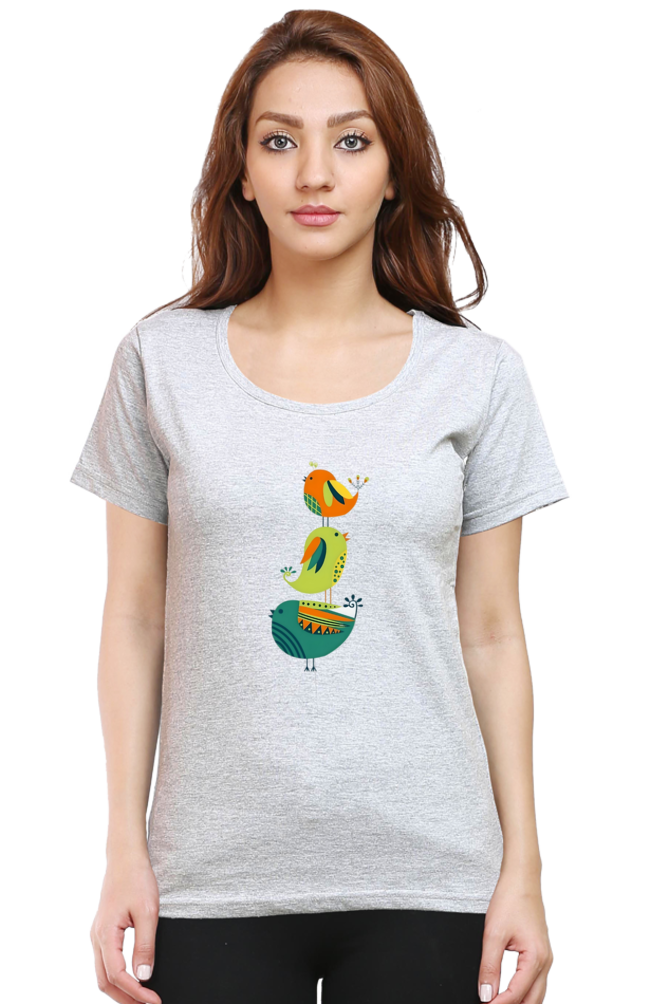 Classic Mooru Pakshi Round Neck