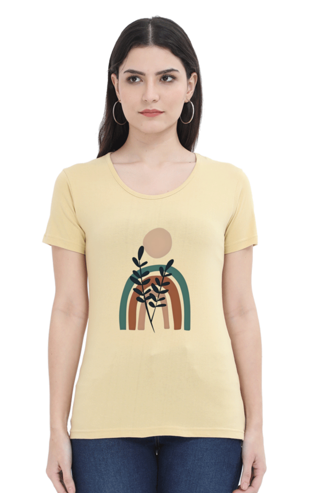 Classic Boho Rainbow Round Neck