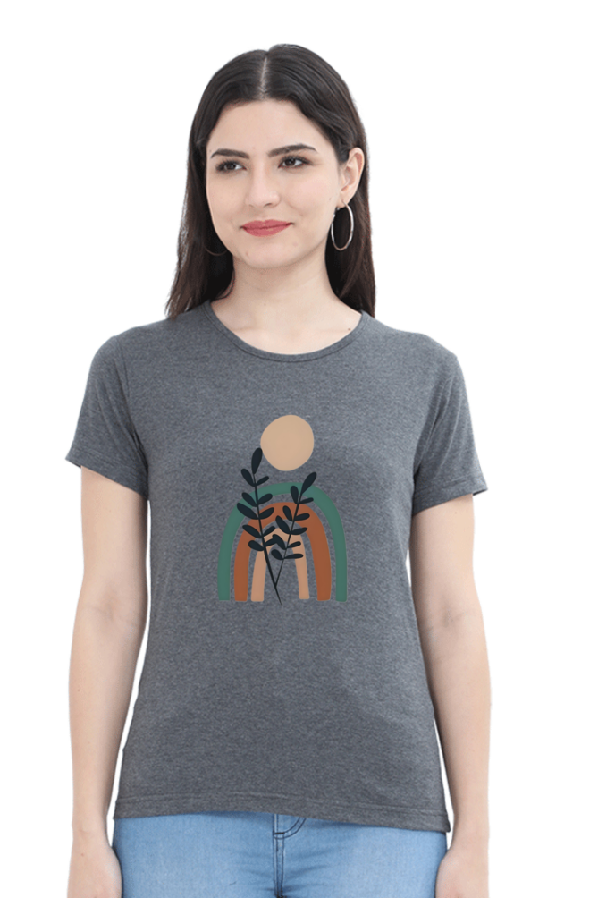 Classic Boho Rainbow Round Neck