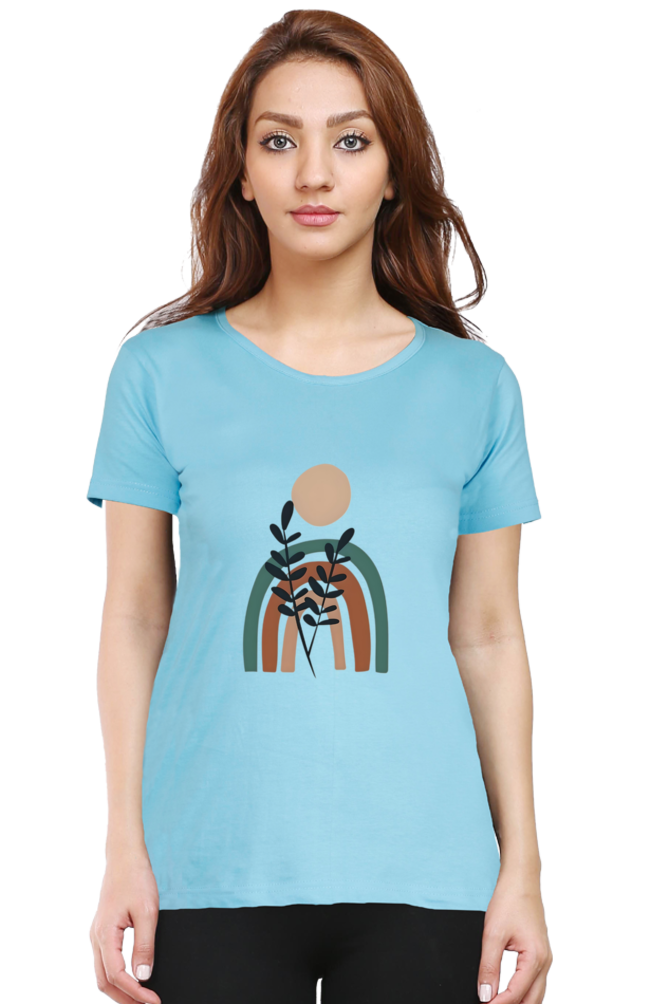 Classic Boho Rainbow Round Neck