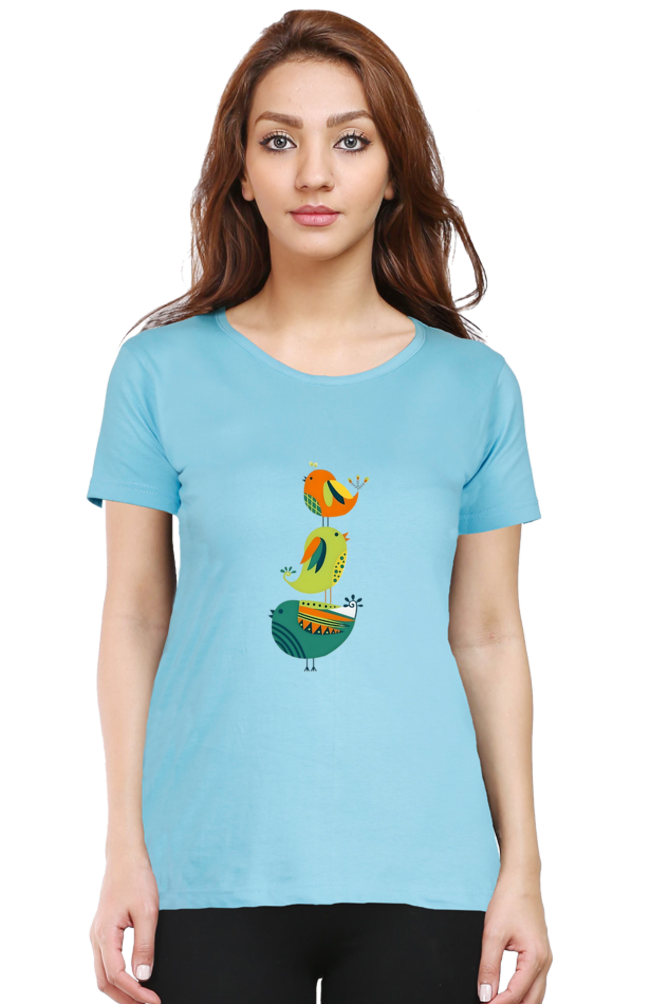Classic Mooru Pakshi Round Neck